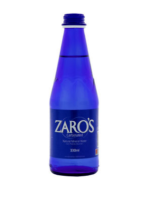 ZARO'S мінеральна вода, газована, 0,33 л, скло